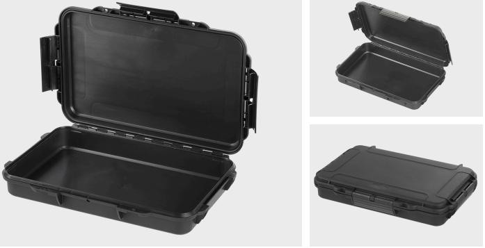 BOITE DE TRANSPORT AVEC MOUSSE DE PROTECTION F-RCPS 195-R black
