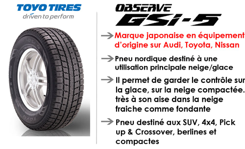 TOYO 255/50R19 107Q TOYO OBSERVE GSi5 XL