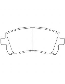 CL BRAKES Plaquettes de Frein CL Brakes RC5 plus avant SUBARU Impreza 2.0i Turbo GT (211CV
