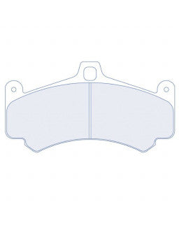 CL BRAKES Plaquettes de Frein CL Brakes RC6 avant Porsche 997 GT3