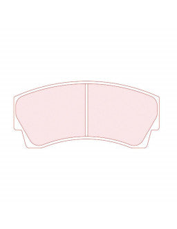 CL BRAKES Plaquettes de frein CL Brakes RC6 pour Citroën Saxo T4 Terre à partir de 2002