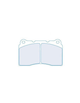 CL BRAKES Plaquettes de frein CL Brakes (Carbone Lorraine) RC8 arrière Brembo Bio 09