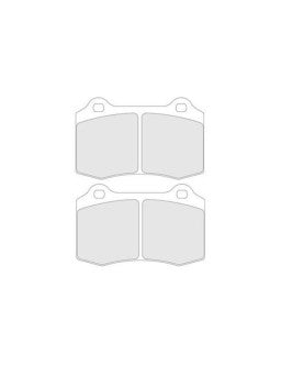 CL BRAKES Plaquette de frein avant CL-Brakes (Carbone Lorraine) RC6 pour Citroën C2 Challe