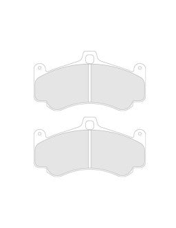 CL BRAKES Plaquettes de Frein CL Brakes RC6 avant Porsche GT3