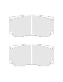 CL BRAKES Plaquettes de Frein CL Brakes RC6 avant Mitsubishi Lancer Evo IX