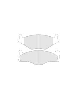 CL BRAKES Plaquettes de Frein CL Brakes RC6 avant Volkswagen Golf II 1.8 GTI de 86 à 91