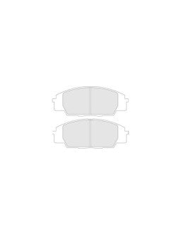 CL BRAKES Plaquettes de Frein CL Brakes RC8-R avant Honda Civic MK7