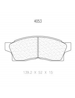 CL BRAKES Plaquettes de Frein CL Brakes RC6 avant Toyota MR2 91