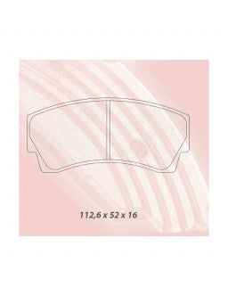 CL BRAKES Plaquettes de Frein CL Brakes RC5 avant Peugeot 206 Volant/CP3345/F3000