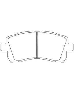 CL BRAKES Plaquettes de Frein CL Brakes RC5 plus avant SUBARU Impreza 2.0i Turbo GT (211CV