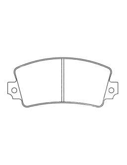 CL BRAKES Plaquettes de Frein CL Brakes RC6 ALPINE A110 1300 1.3 (73CV) de 74 à 75