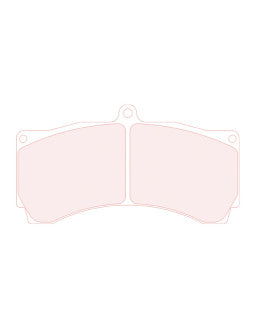 CL BRAKES Plaq Carb Lorraine 5009W54T25RC8R