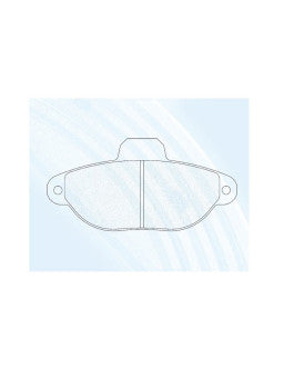 CL BRAKES Plaquettes de Frein CL Brakes RC6 arrière Hommell RS2 GT