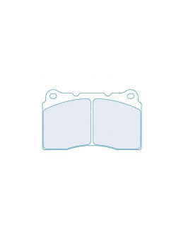 CL BRAKES Plaquettes de frein CL Brakes (Carbone Lorraine) RC8 arrière Brembo Bio 09