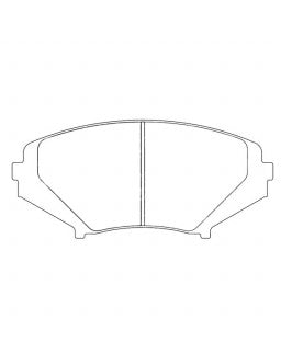CL BRAKES Plaquettes de Frein CL Brakes RC6 avant Mazda RX8 Après 2003