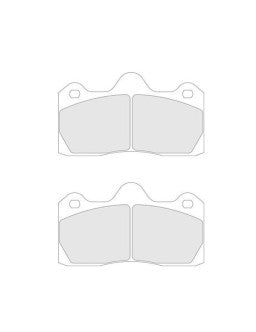 CL BRAKES Plaquettes de frein CL Brakes RC6 Peugeot 206 RCC