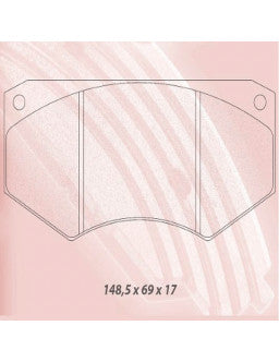 CL BRAKES Plaquettes de Frein CL Brakes RC6 Etrier Tarox B32