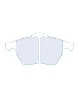 CL BRAKES Plaquettes de frein CL Brakes (Carbone Lorraine) RC8 avant Volkswagen Golf 4