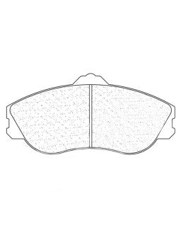 CL BRAKES Plaquettes de Frein CL Brakes RC6 avant AUDI 200 de 89 à 91