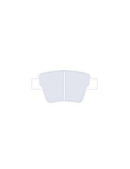 CL BRAKES Plaquettes de Frein CL Brakes RC6 arrière Peugeot 207 RC