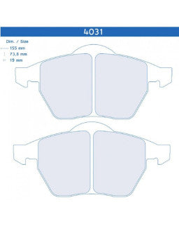 CL BRAKES Plaquettes de Frein CL Brakes RC6E Volkswagen Golf IV